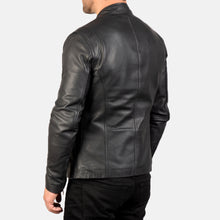 Load image into Gallery viewer, Ionic Black Leather Jacket